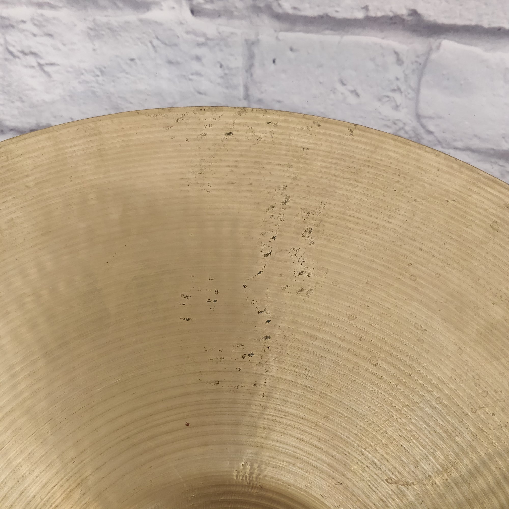 Vintage Late 60s Zildjian 21in Ride Cymbal