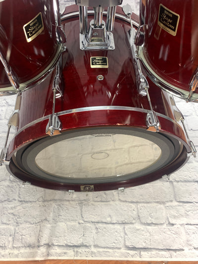 Yamaha Stage Custom 4 Piece Drum Kit Red