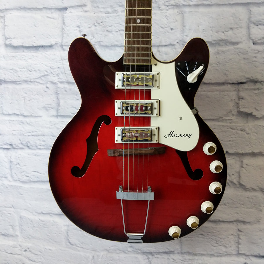 Harmony H59 Rocket Reissue Electric Guitar with Hard Case