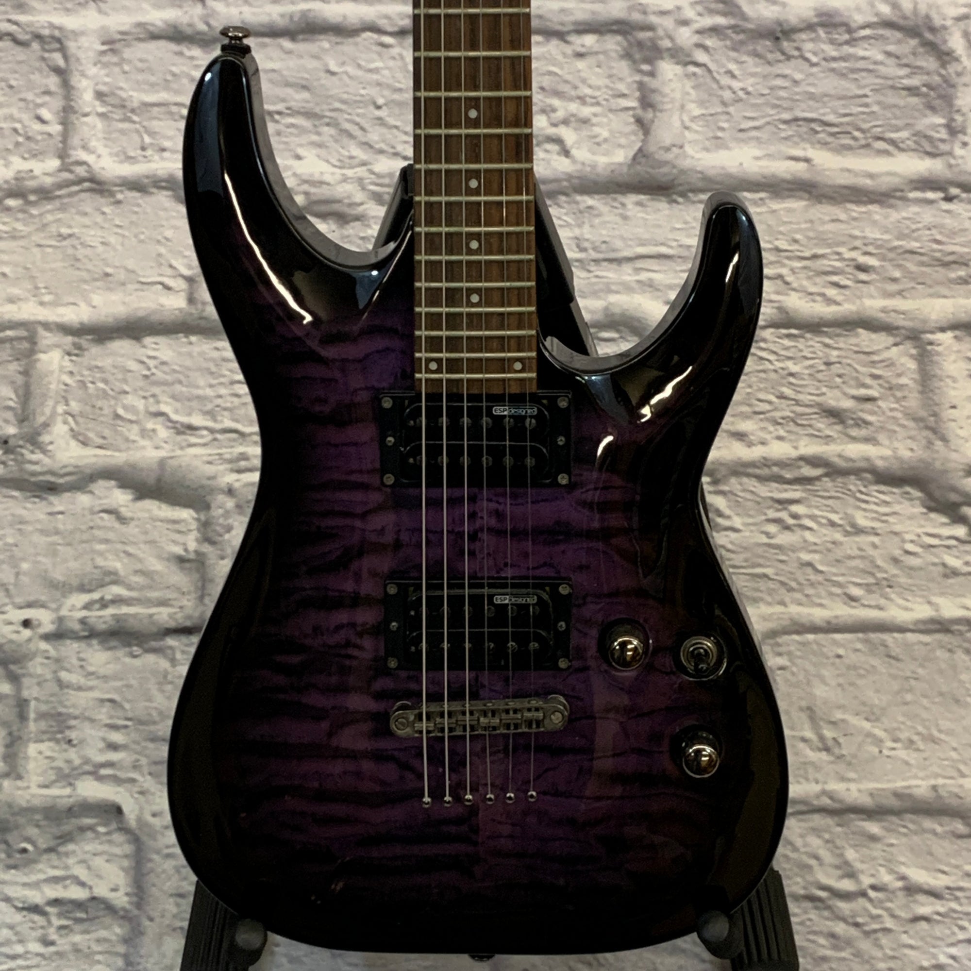 ESP LTD MH-100QMNT Purple Flame