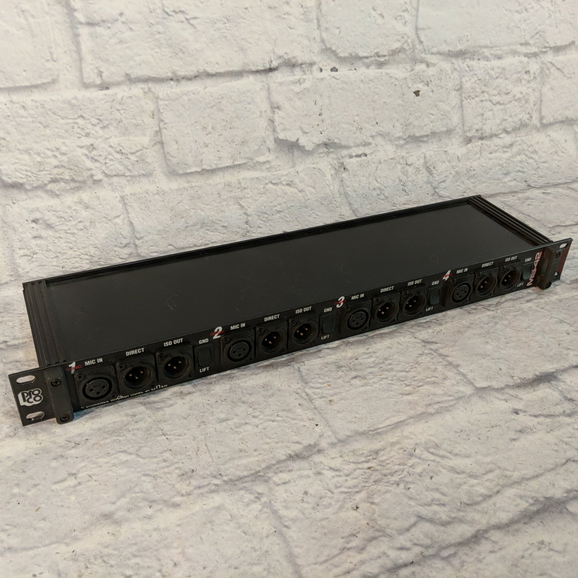 ProCo MS-42 Four Channel Transformer Isolated Mic Splitter