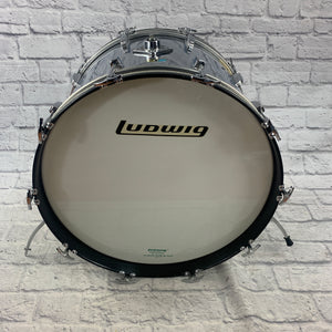 Vintage Ludwig Chrome Over Vistalite Bass Drum 22x14