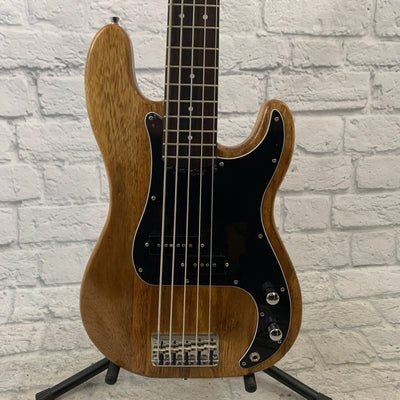 Fender 5 String Bass Guitar - MIM Jazz Bass Neck with Light Body and Precision Pickup