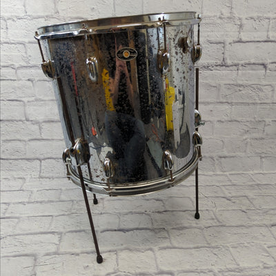 Slingerland 16x16 Chrome Over Wood Floor Tom