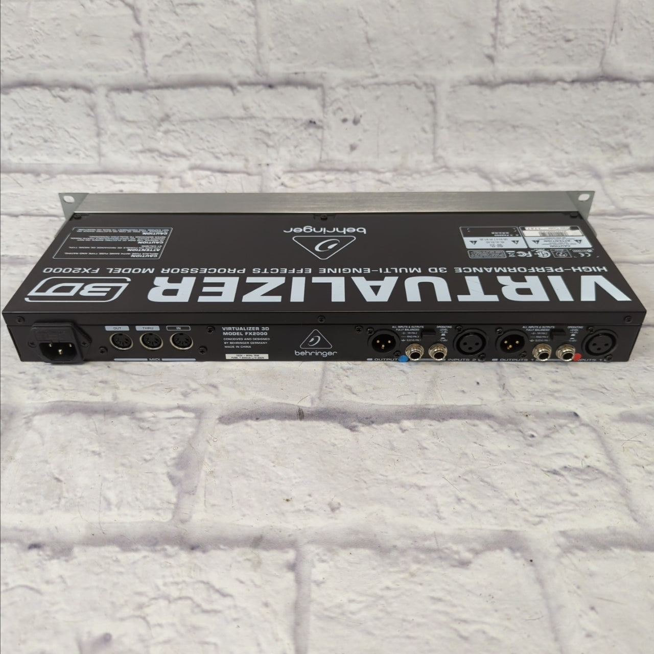 Behringer Virtualizer 3D FX2000 Multi Effects - Evolution Music