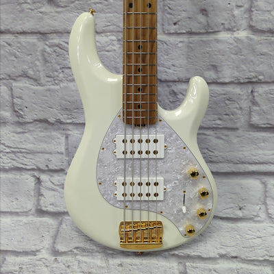 Ernie Ball Music Man StingRay Special 5 HH 5-String Ivory White Bass Guitar