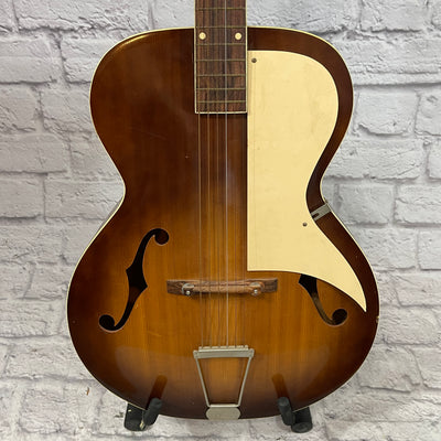 Vintage 1960s Airline Arch Top Hollow Body Guitar