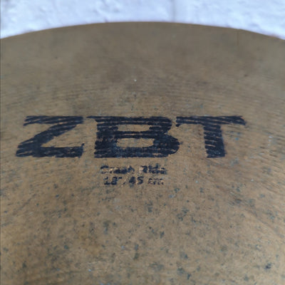 Zildjian 18 ZBT Crash Ride Cymbal Cracked