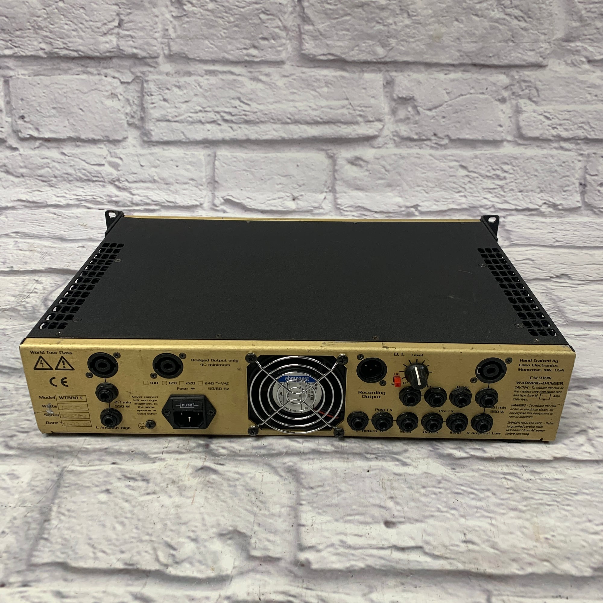 Eden Amplification World Tour 800 Head