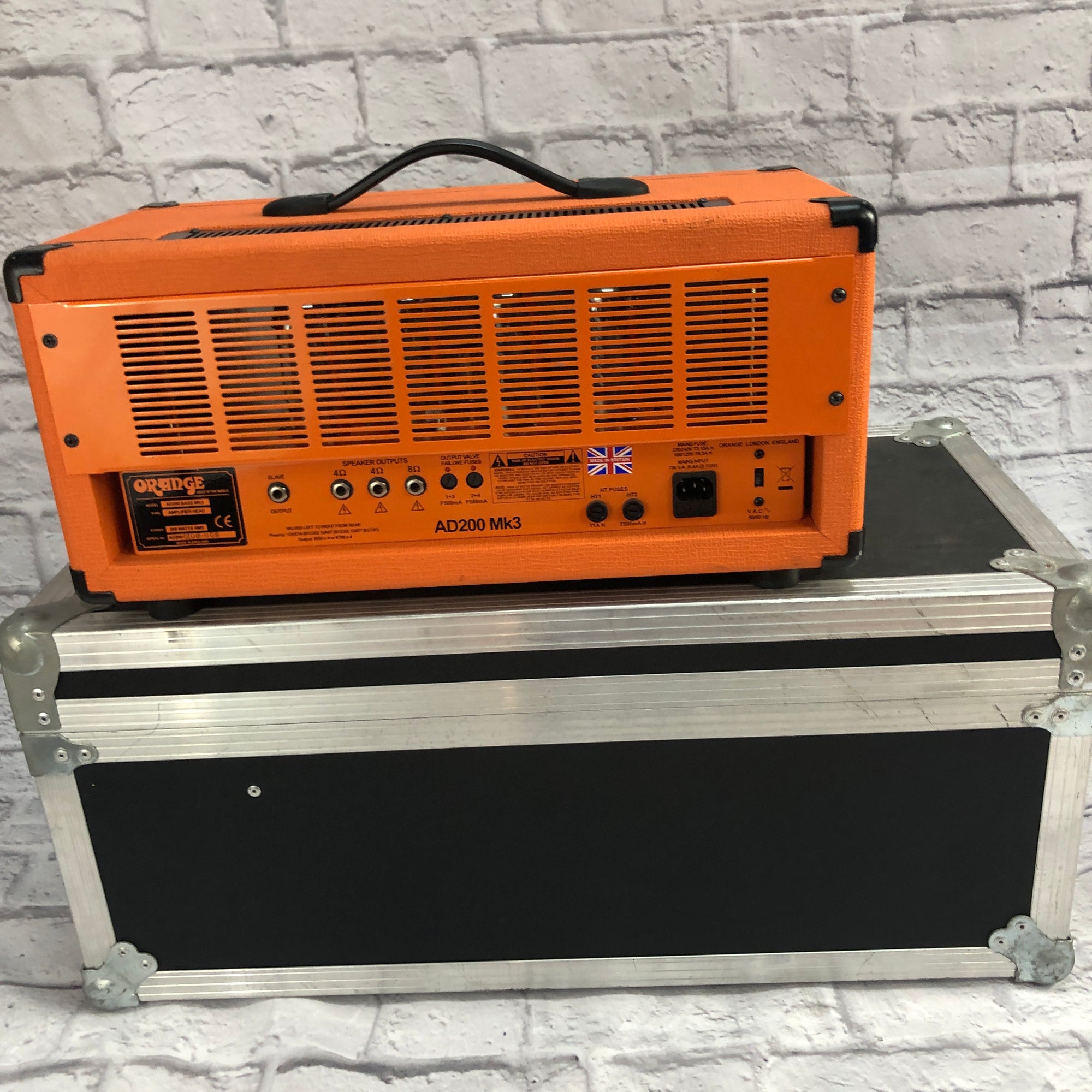 Orange Amps AD200 Bass MK3 Tube Head with Flight Case