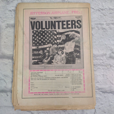 Vintage Rolling Stone Magazine - No 49 December 27 1969 - Mick Jagger Cover