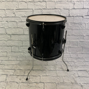 Groove Percussion Black Wrap 14" Floor Tom