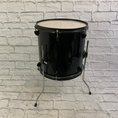 Groove Percussion Black Wrap 14" Floor Tom