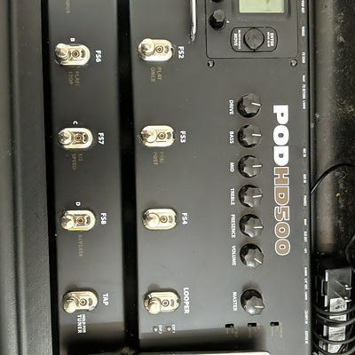 Line 6 POD HD500 Multi-Effect and Amp Modeler with Hard Case