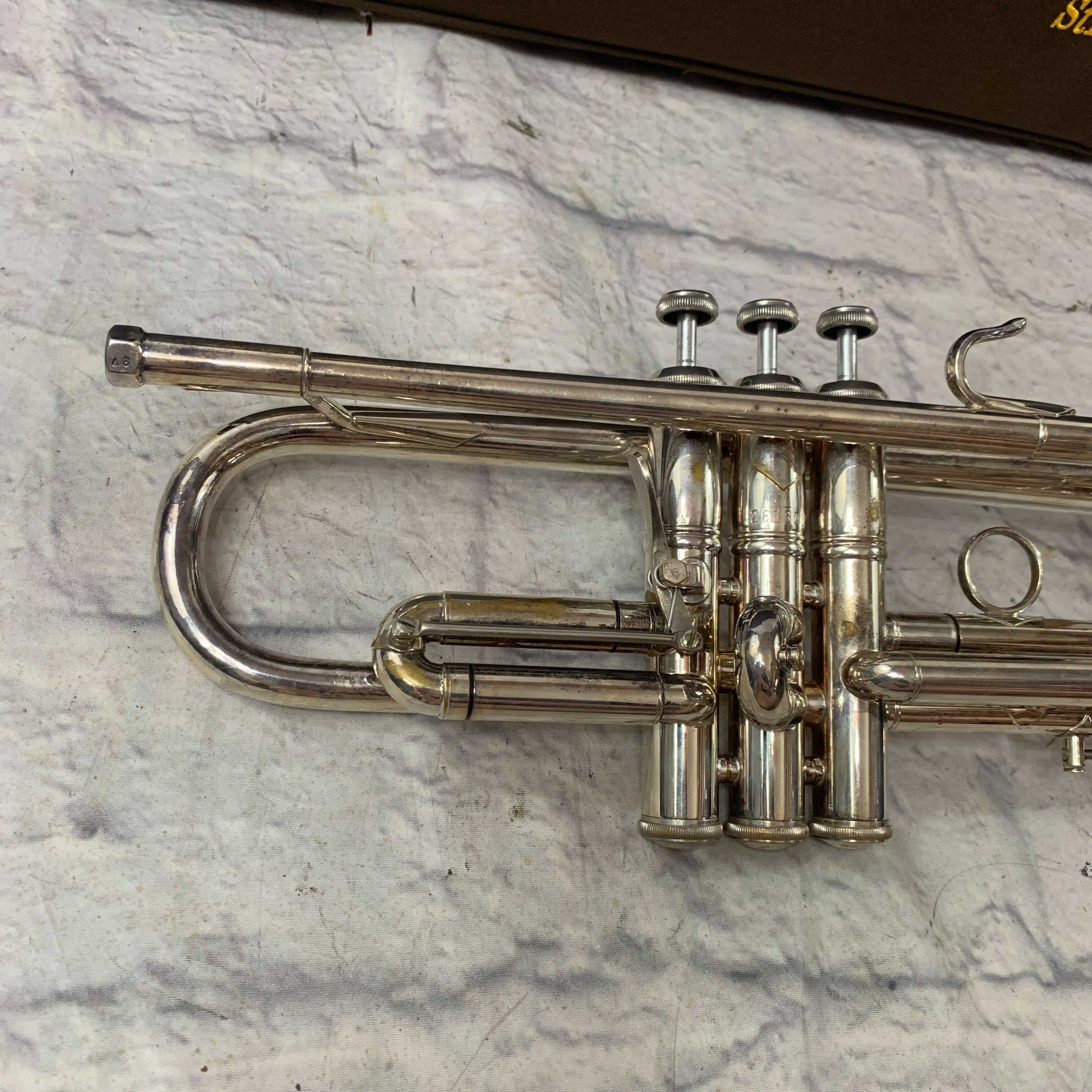 Bach Stradivarius Model 43 Silver Plated Trumpet w/ case