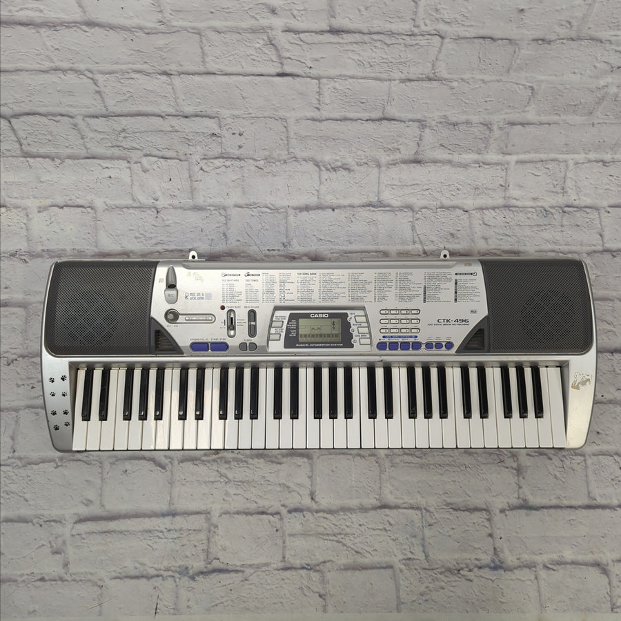 Casio CTK-496 61-Key Electronic Keyboard