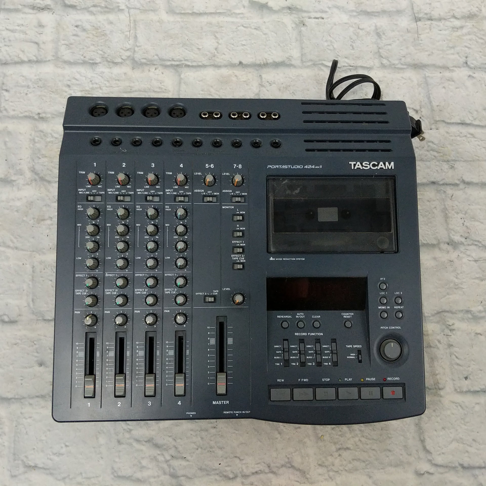 通電確認済 せつな TASCAM PORTASTUDIO 424 マルチトラックレコーダ