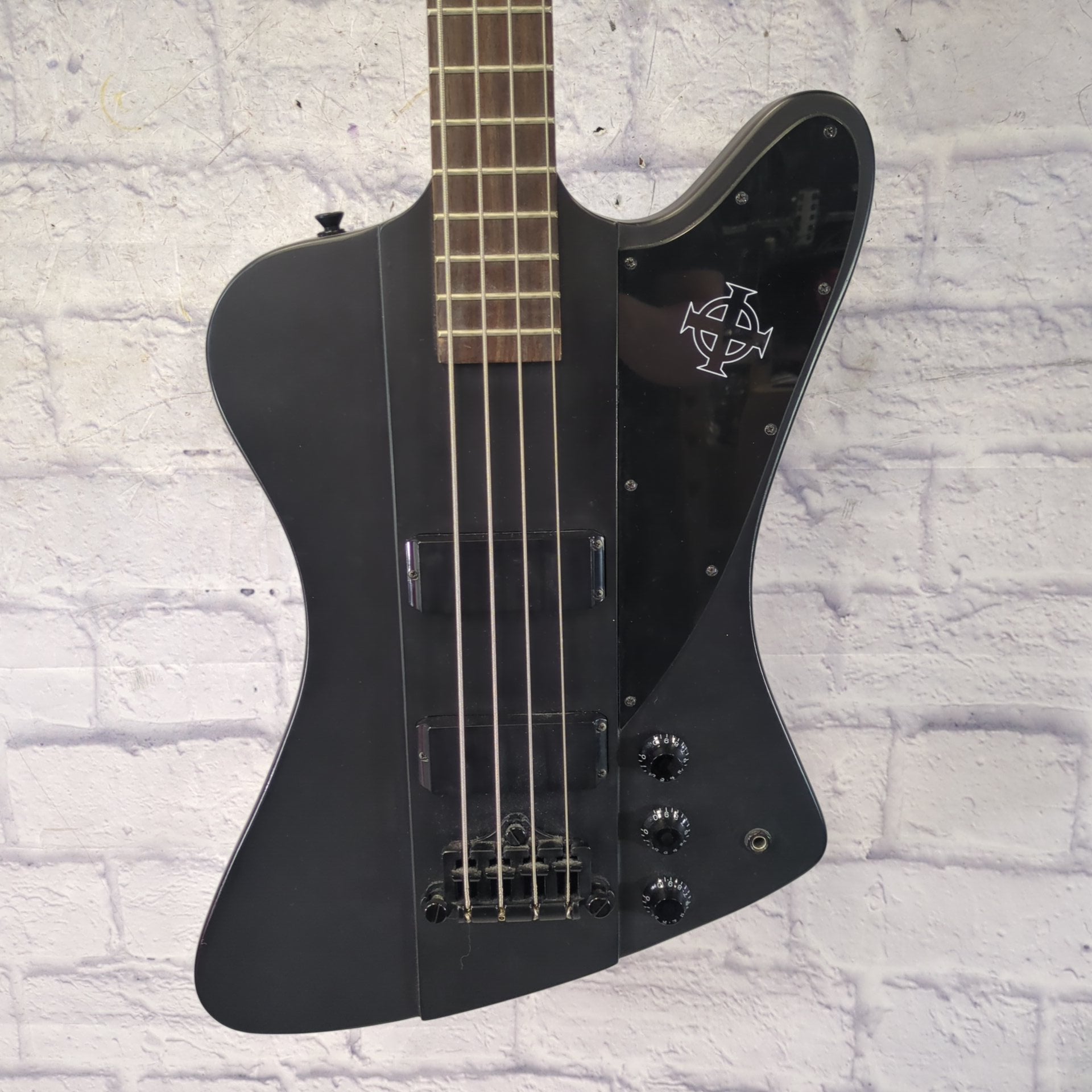 Epiphone Thunderbird IV Goth 4 String Bass Guitar