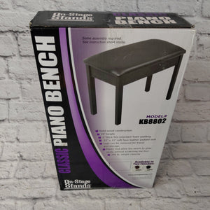 On-Stage KB8802 Piano Bench - New Old Stock