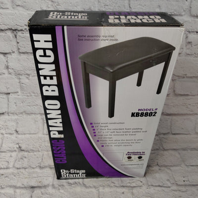 On-Stage KB8802 Piano Bench - New Old Stock