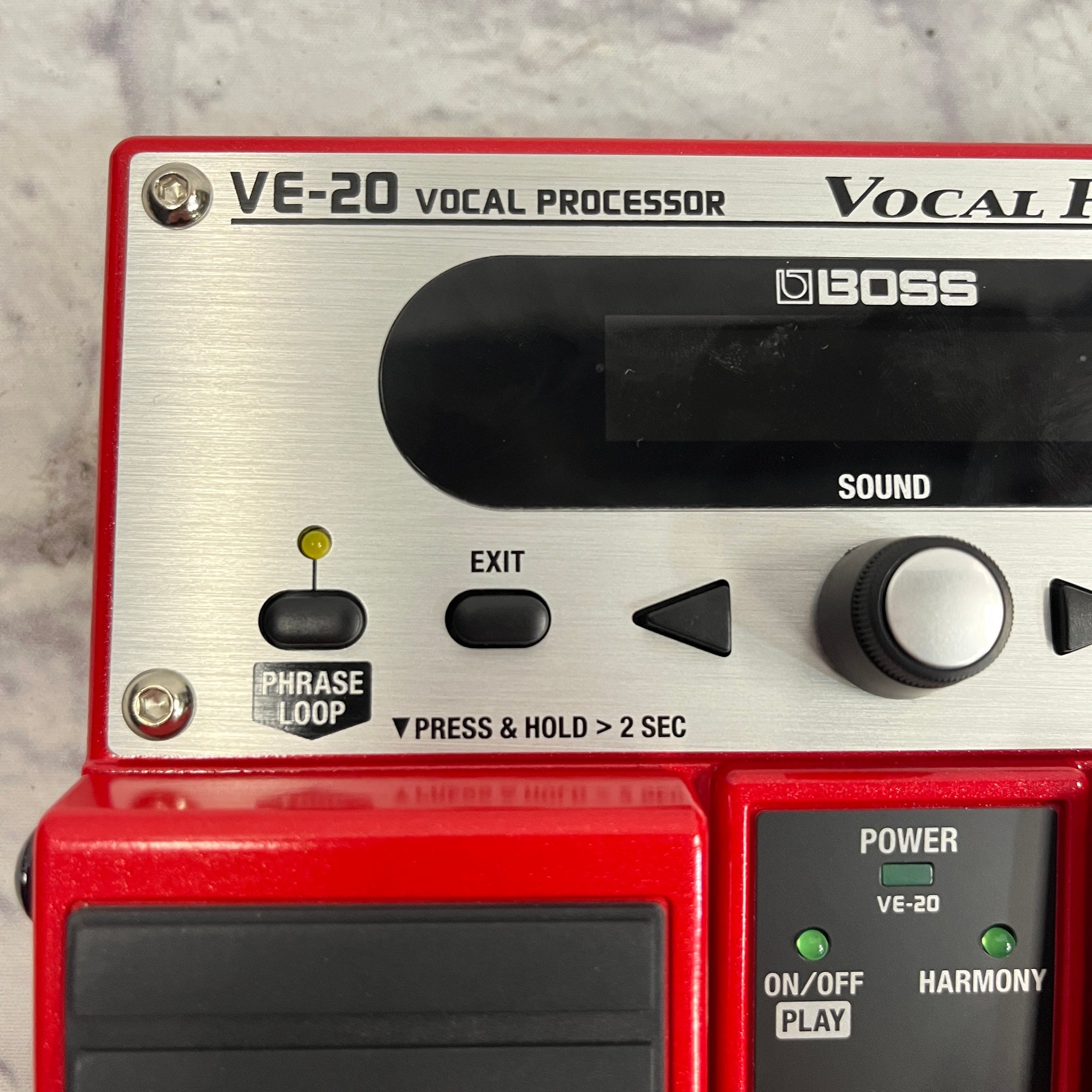 boss ve-20 vocal performer pedal Boss VE20 Vocal Performer Pedal