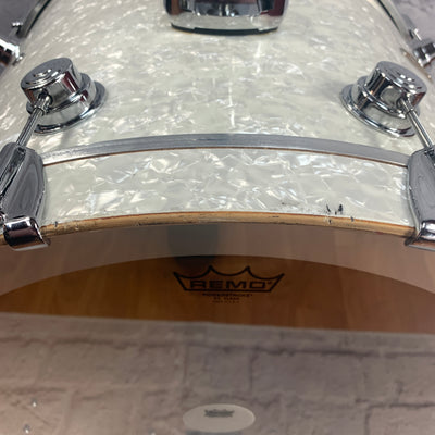 DW 3pc Collectors Series Drum Set White Marine Pearl 2006