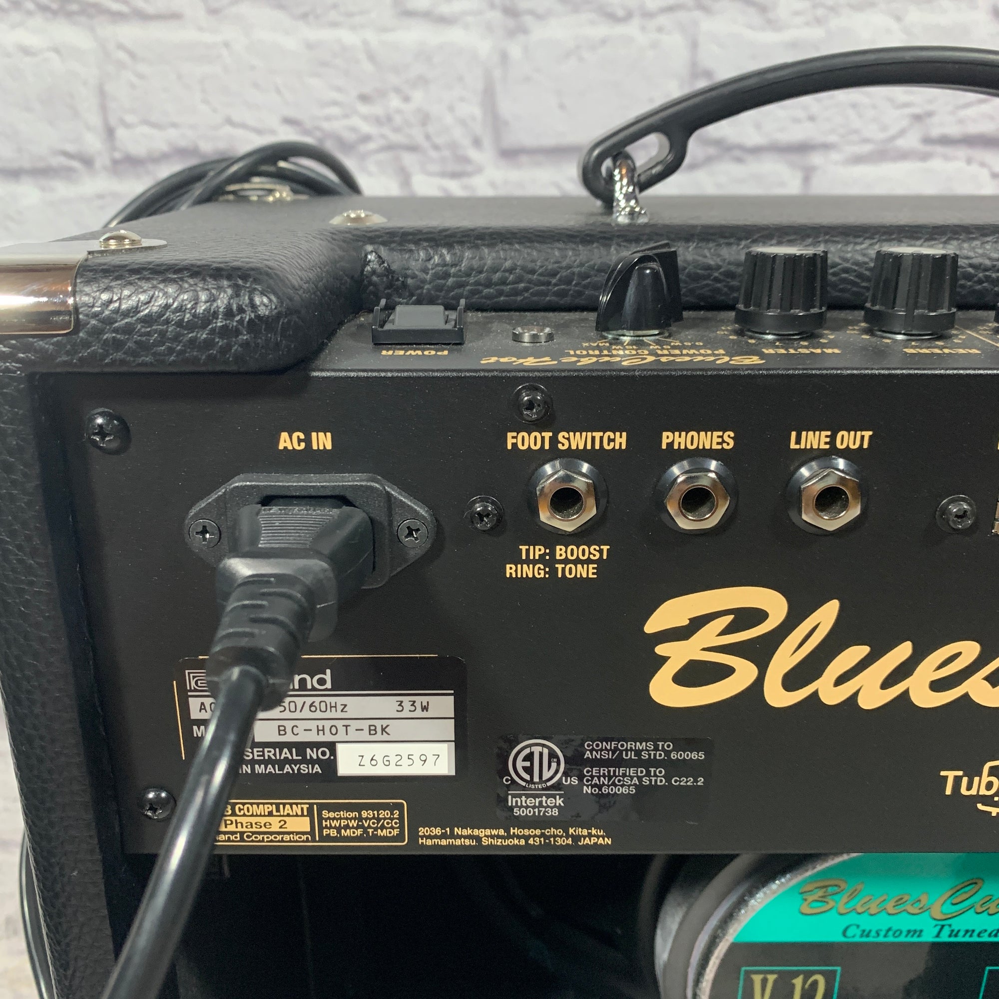 Roland Blues Cube Hot Black Guitar Combo Amp - Evolution Music