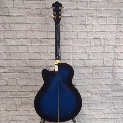 Ibanez AEL20E Blue Dreadnaught Acoustic Guitar