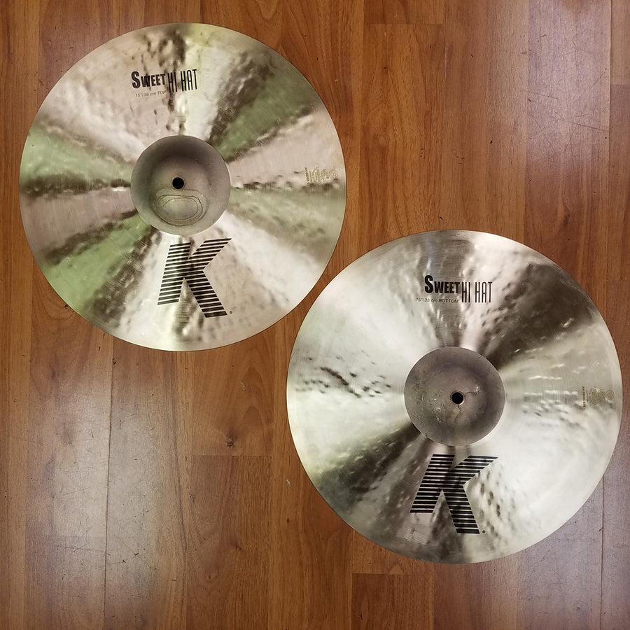 Zildjian 15in K Sweet Hi Hat Cymbals