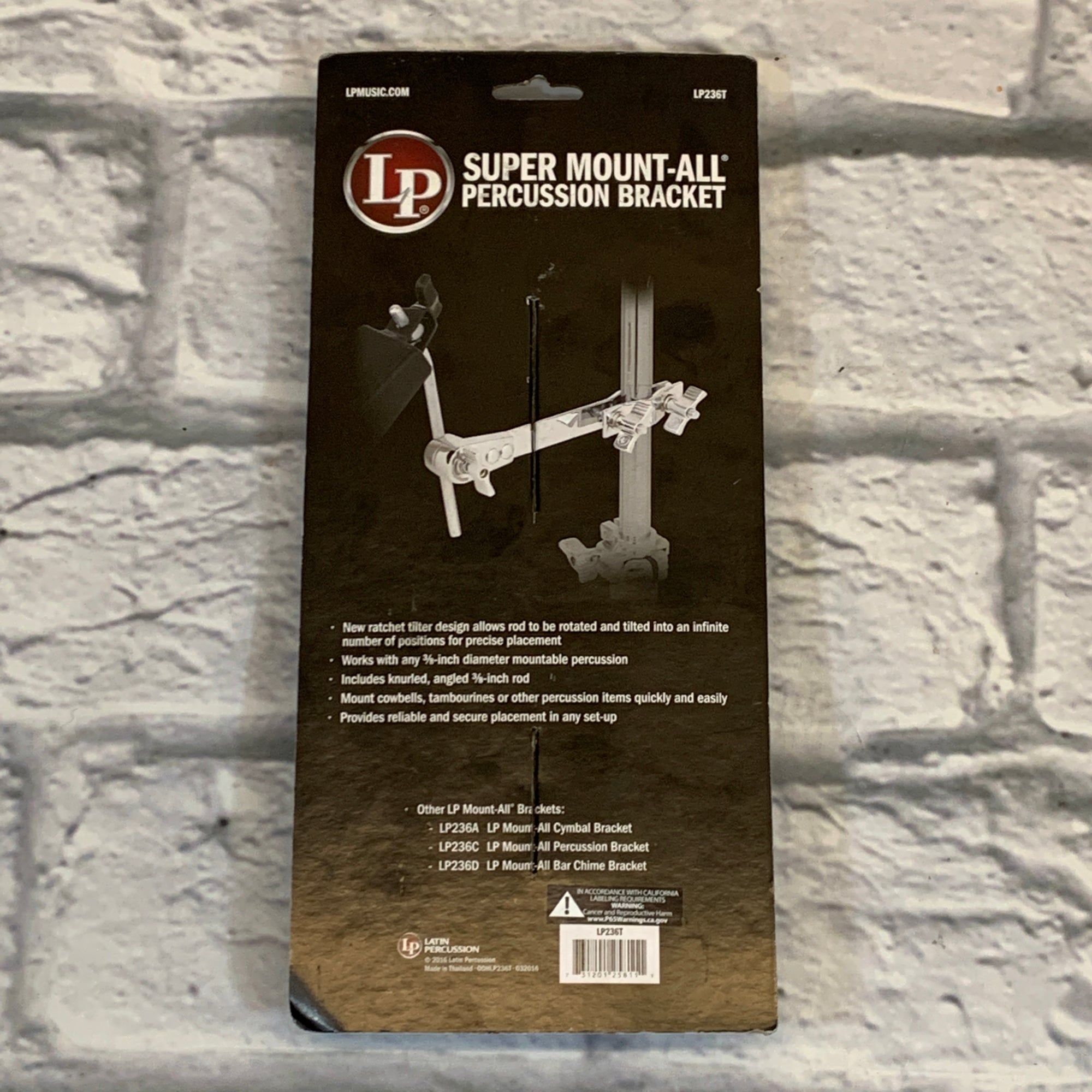 LP Latin Percussion Super Mount-All Percussion Bracket