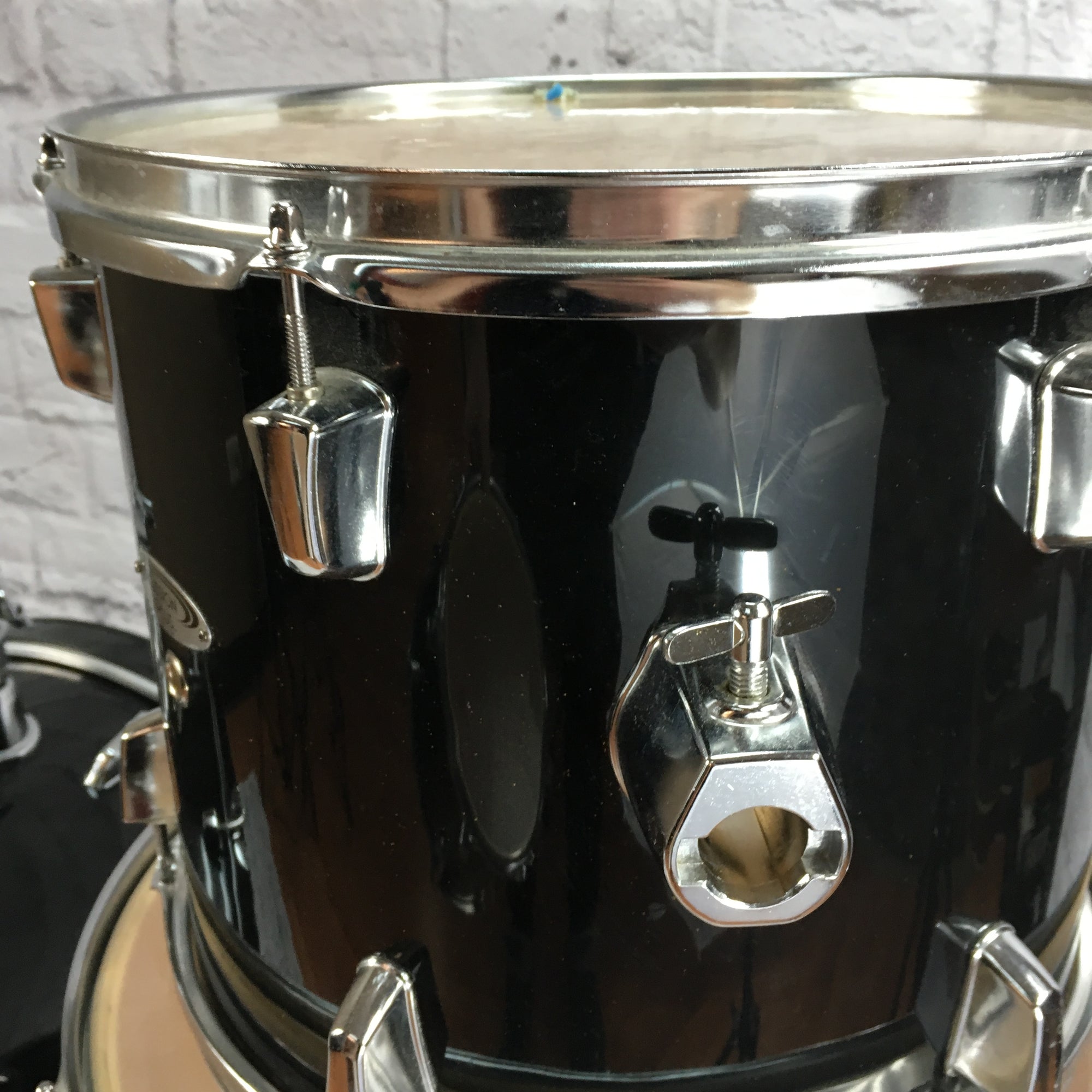 Percussion Plus 4pc Drum Set Black