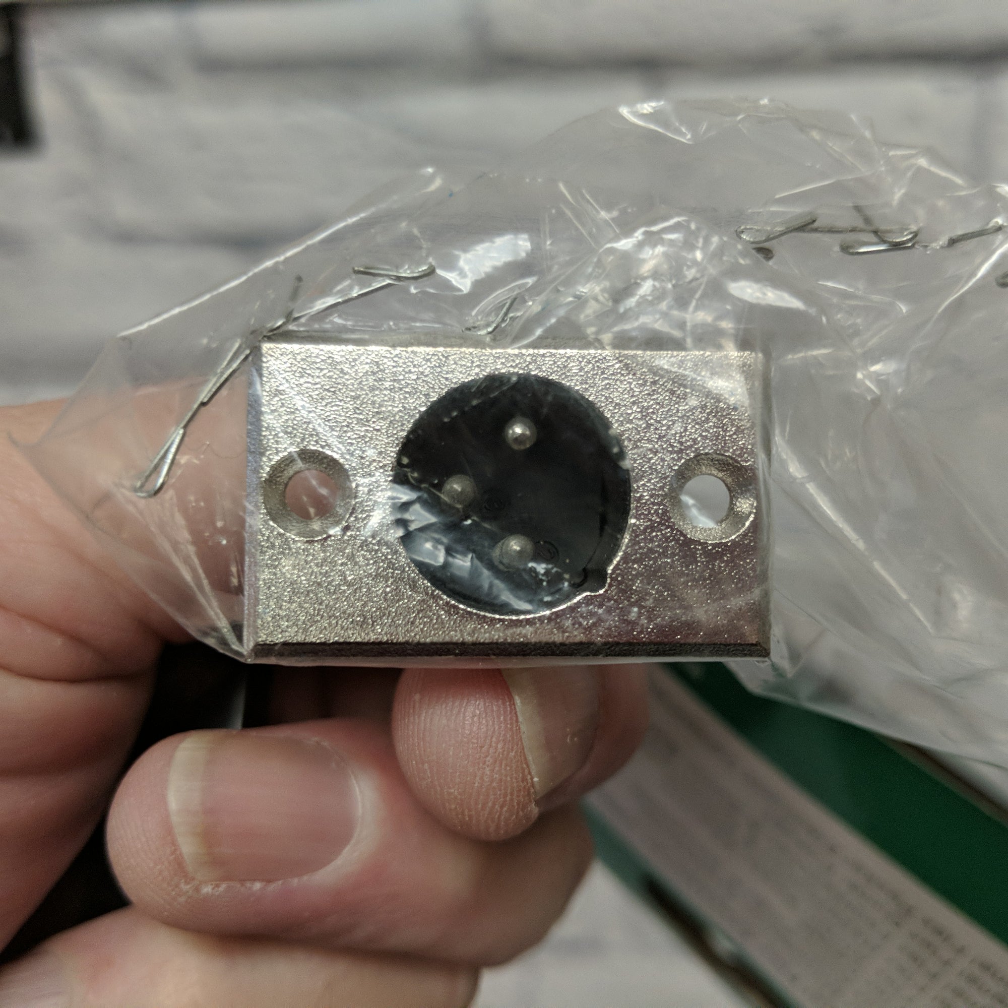 Signal Flex SF04-50037 Male XLR Panel/Wall Mount