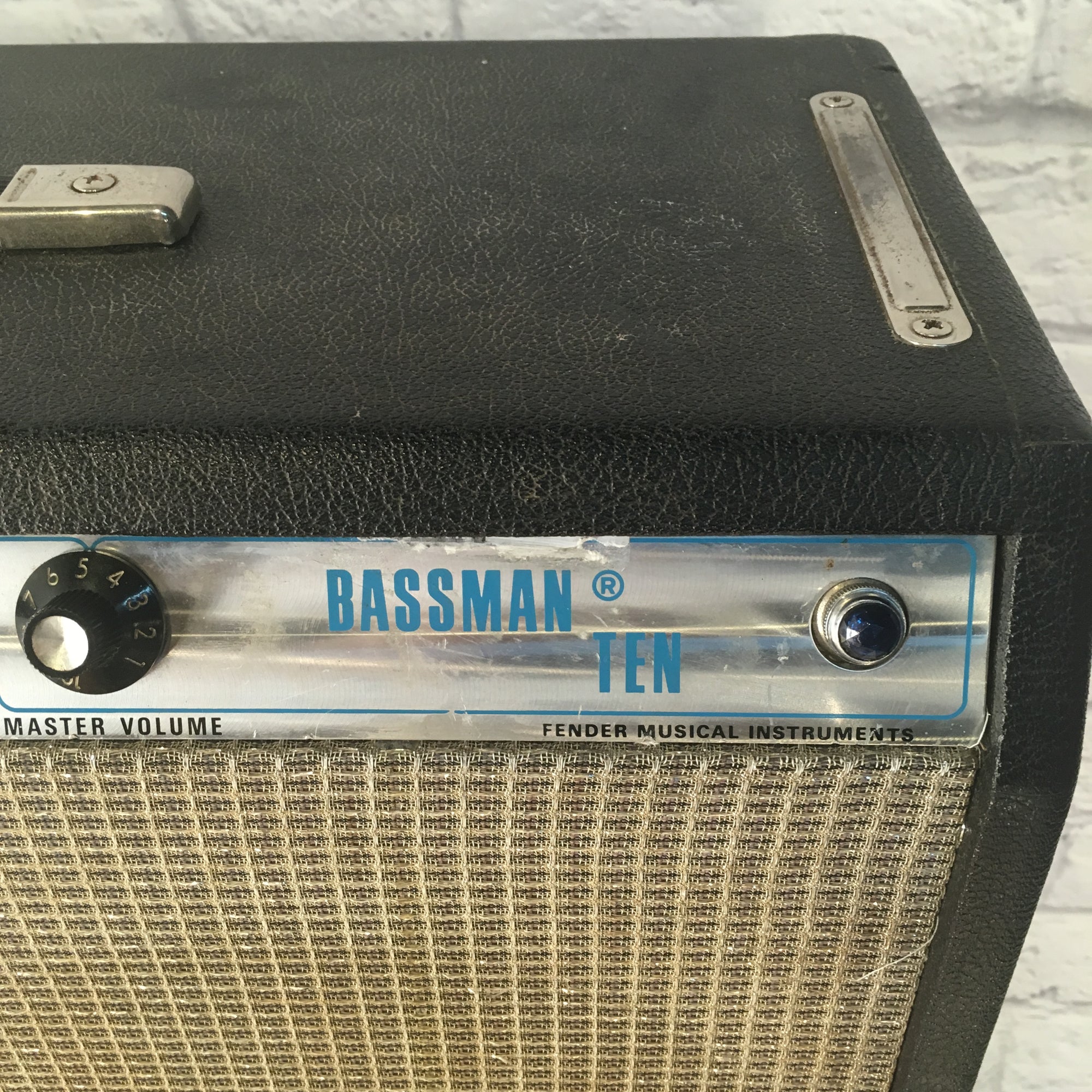 Fender Bassman Ten 50-Watt 4x10 Vintage Silverface Guitar Combo Amp