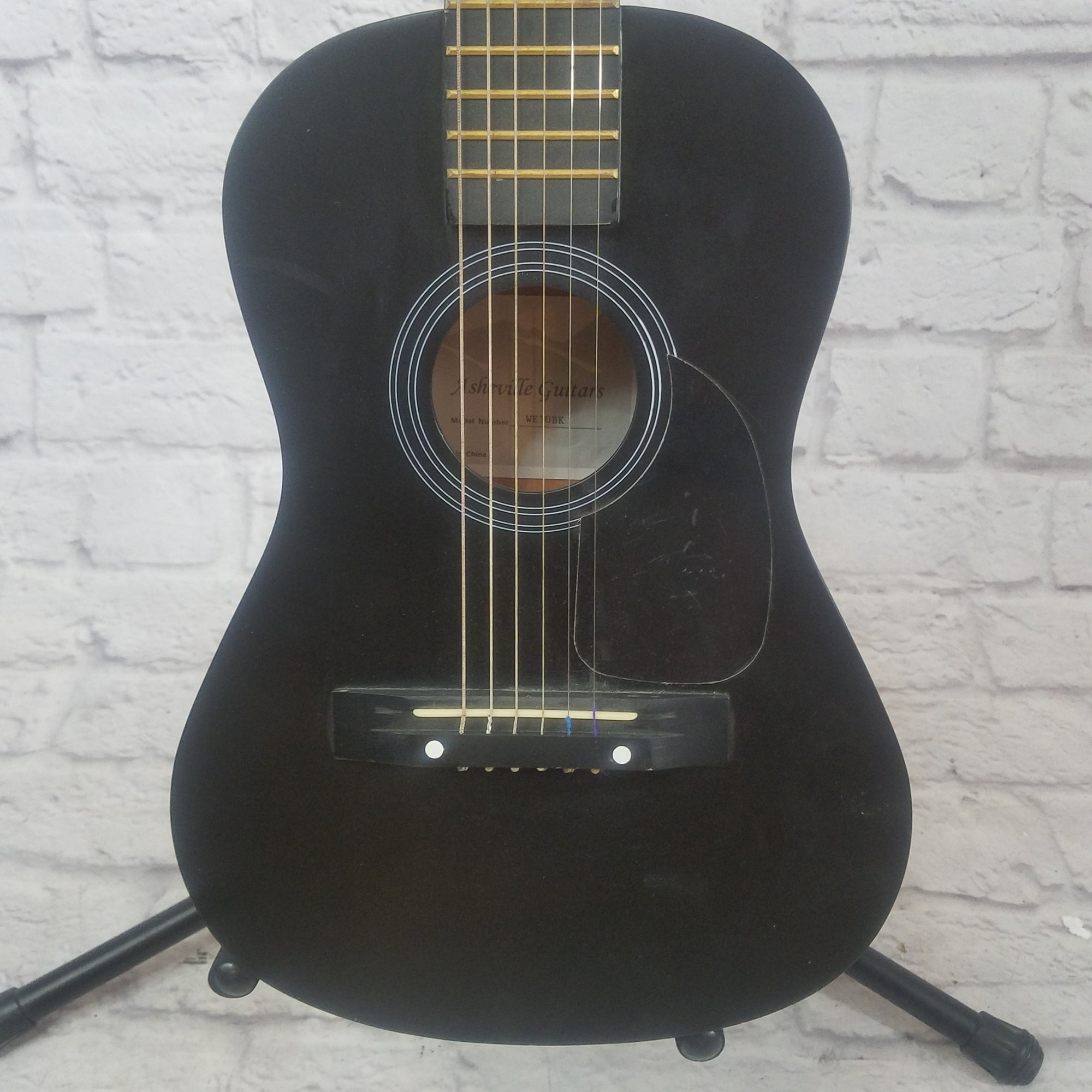 Asheville WE39BK Mini Student Acoustic Guitar