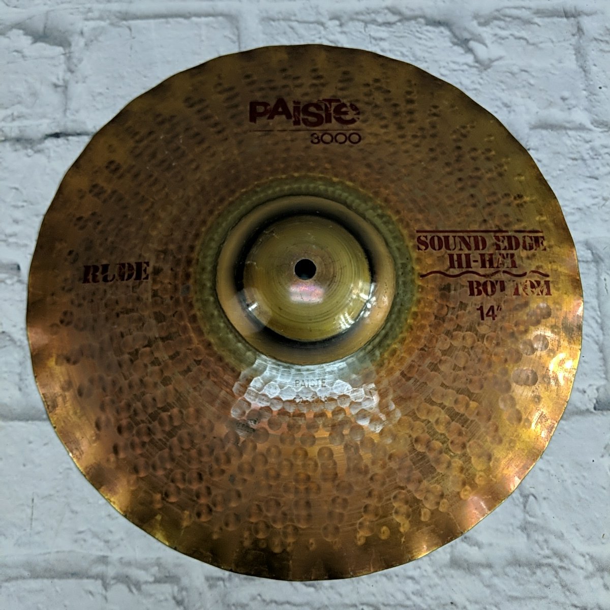 Paiste 3000 Sound Edge Rude Hi Hat Pair CRACKED