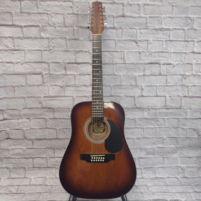 Hora W12205 12-String Acoustic Guitar with Case Made in Romania