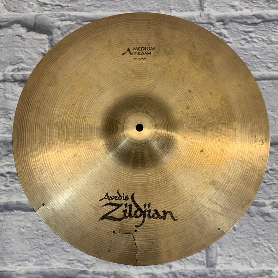 Zildjian 18" Avedis Medium Crash Cymbal - Cracked