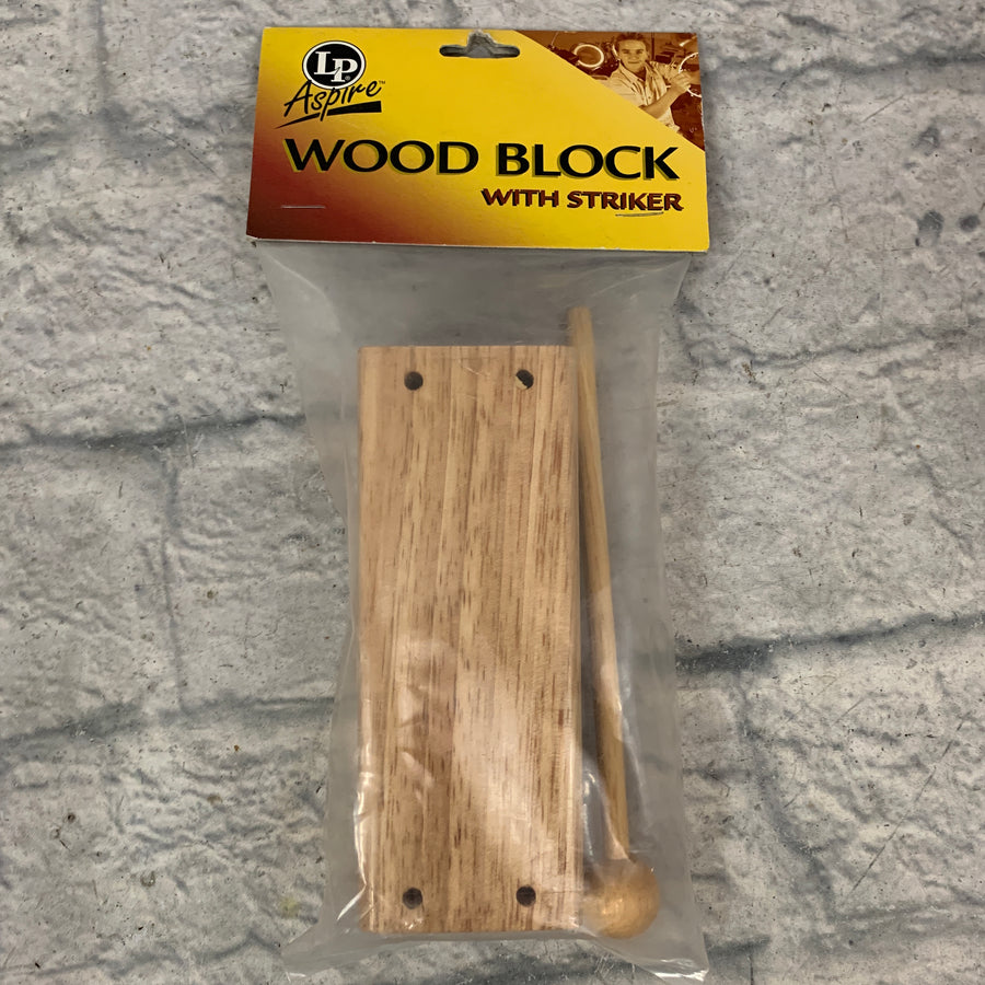 LP Latin Percussion LPA 210 Wood Block with Striker