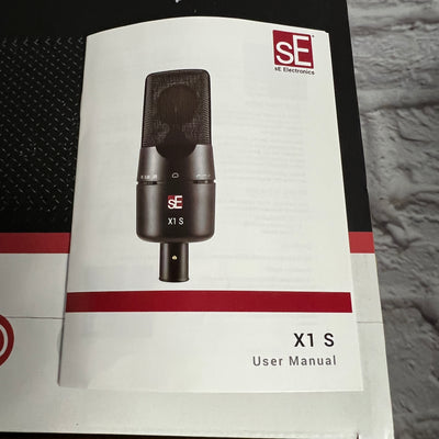Se X1 Microphone Manual Se X1 Microphone Manual
