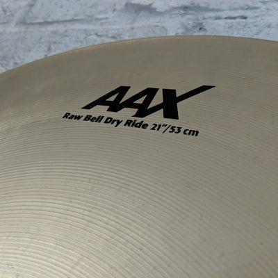 Sabian 21" AAX Raw Bell Dry Ride Cymbal