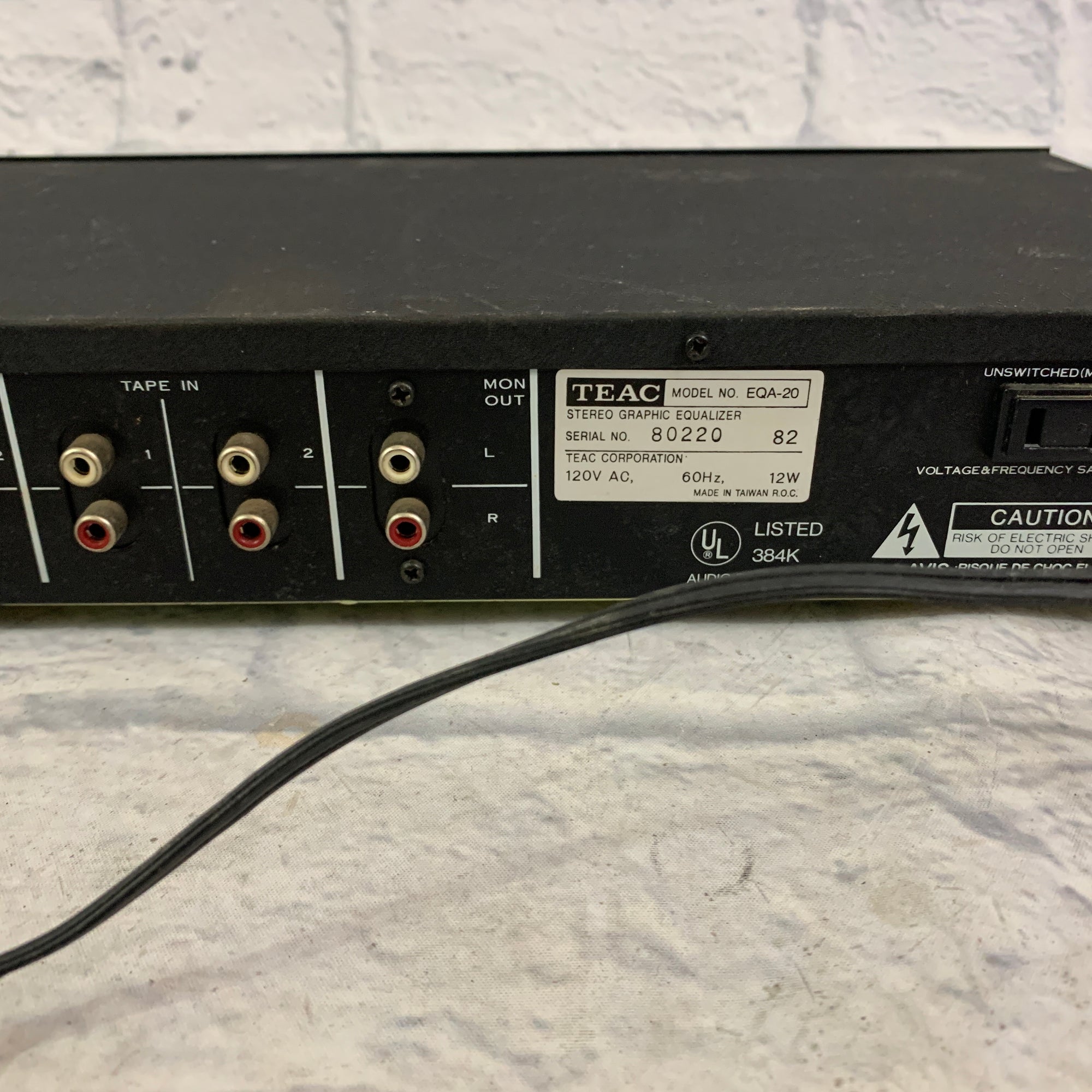 Teac EQA 20 Stereo Graphic Equalizer