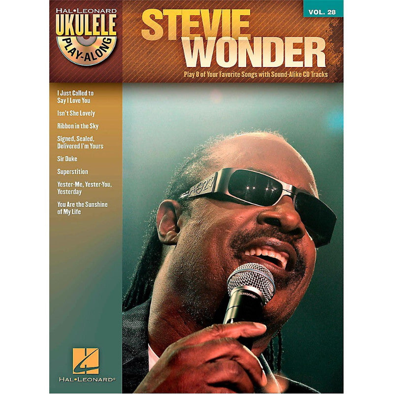 Stevie Wonder - Ukulele Play-Along Vol. 28 Book/CD
