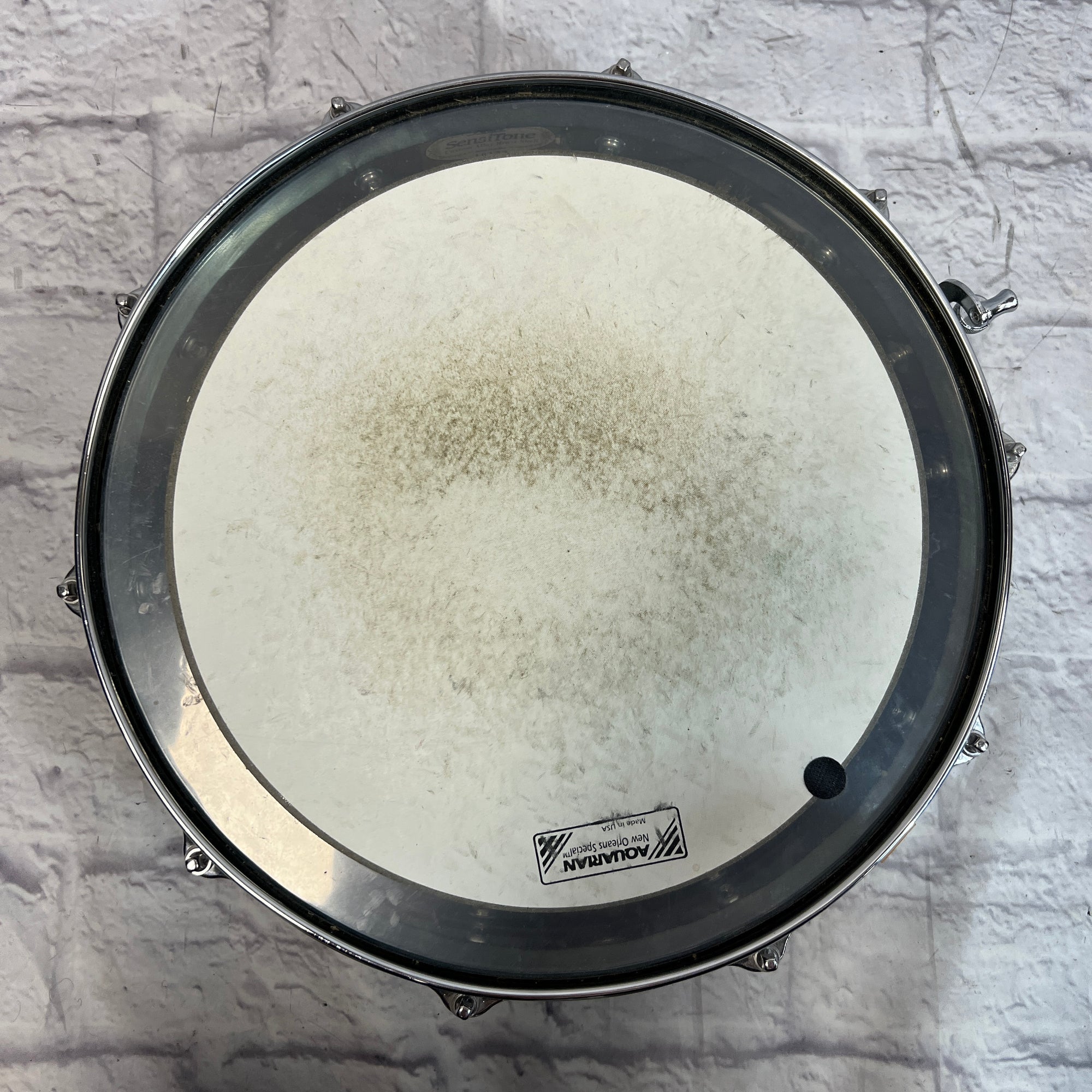 Pearl 14x5 Sensitone Brass Snare Drum