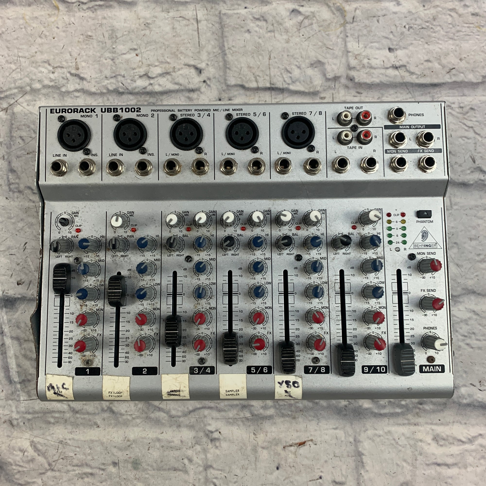 Behringer Eurorack UBB1002 Mixer AS-IS