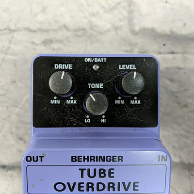Behringer TO100 Tube Overdrive Pedal