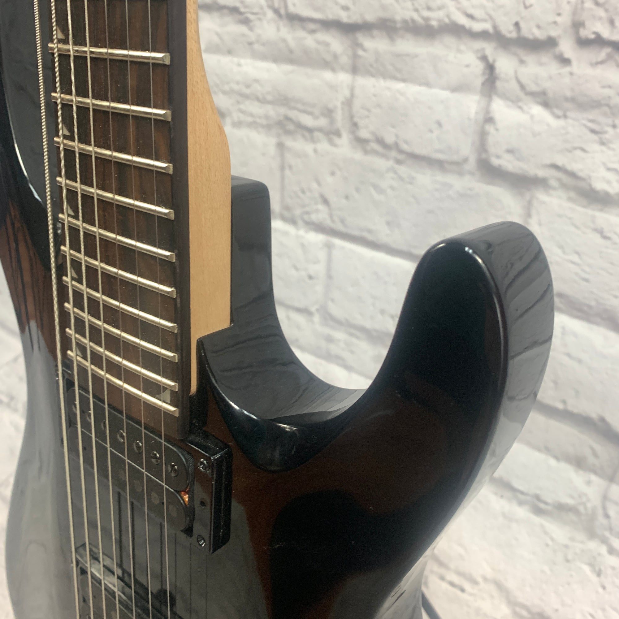 Jackson JS22 Dinky 7 String Electric Guitar Black