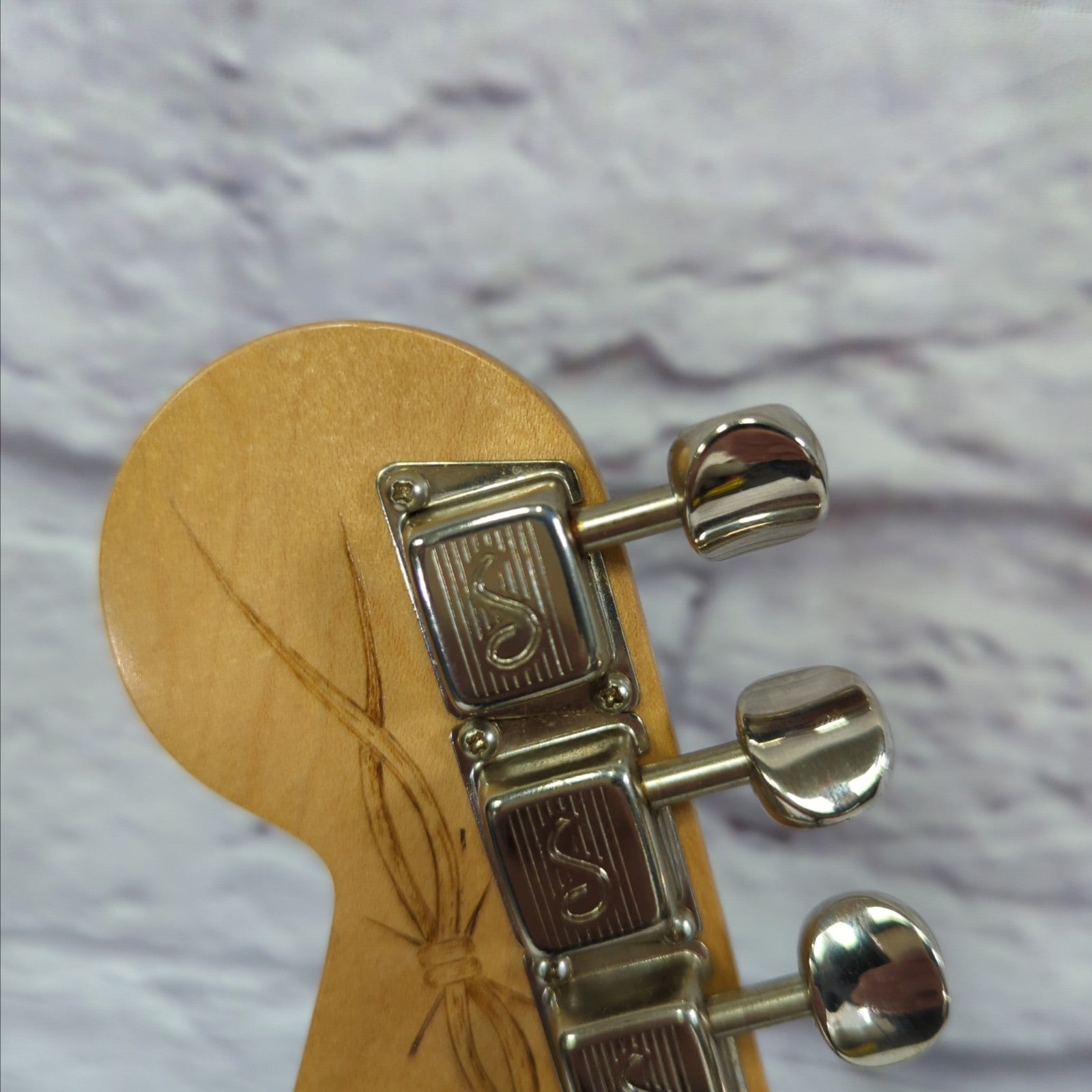 Partscaster ElectraGlide Telecaster Electric Guitar with Barbed Wire Etched Neck