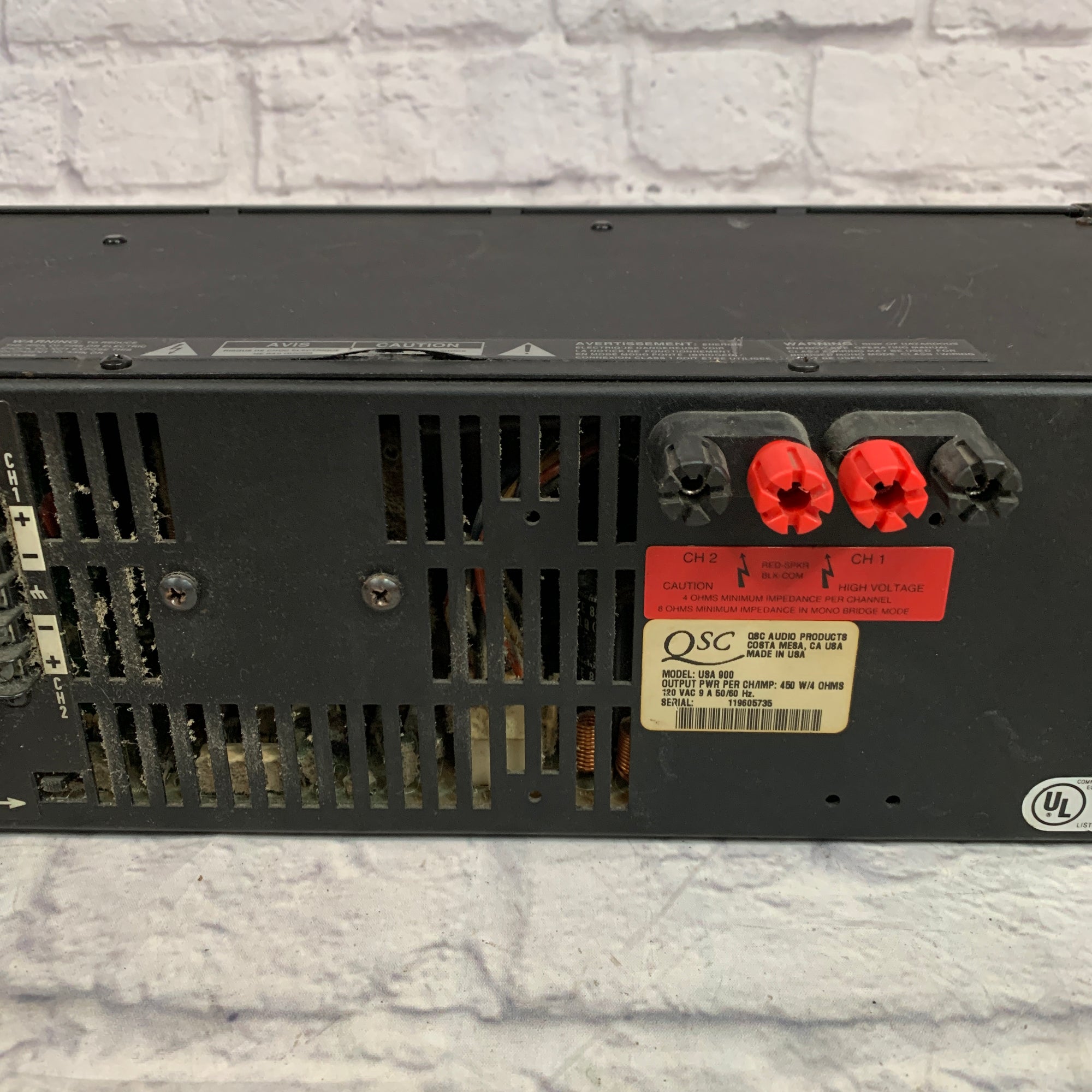 QSC USA900 Power Amplifier