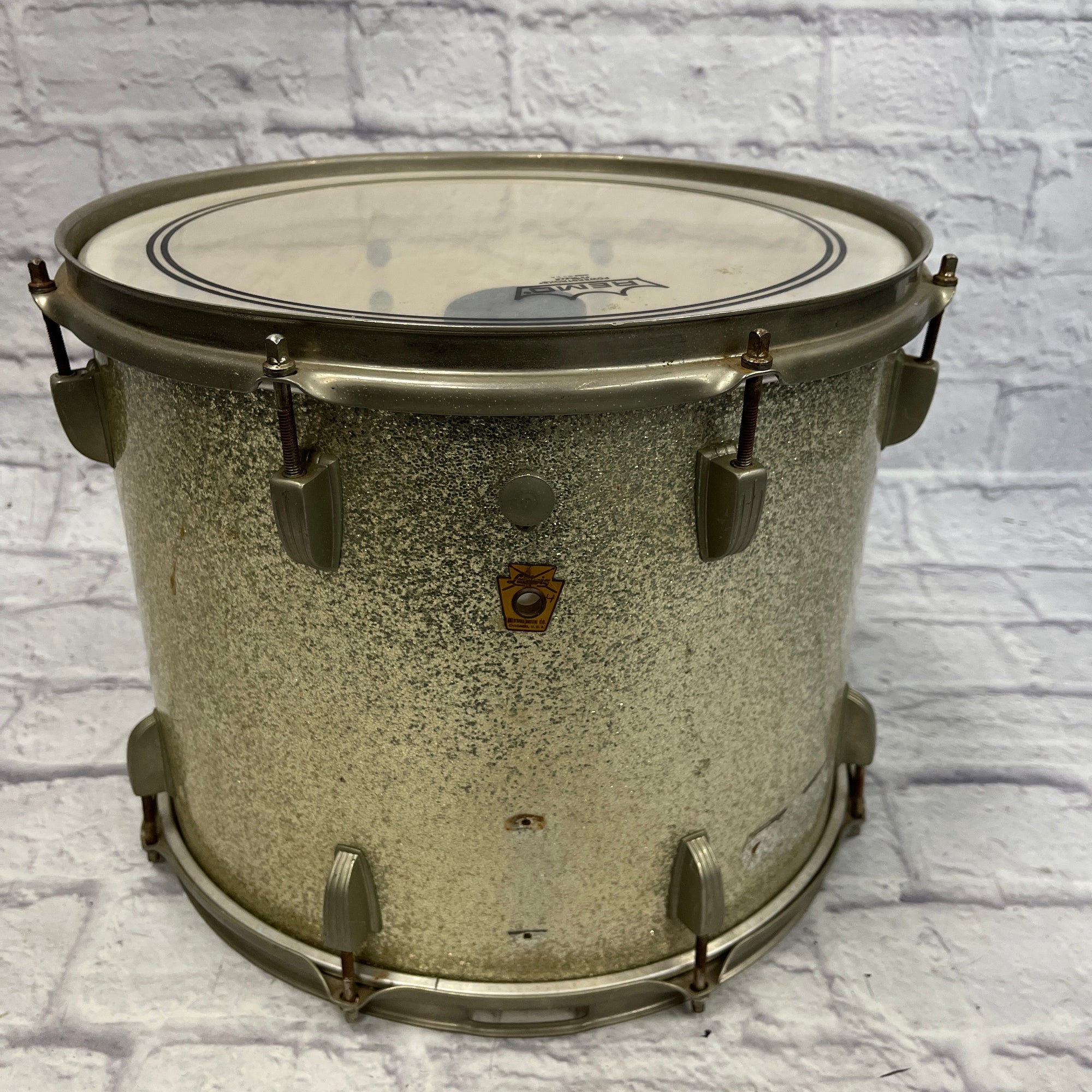 Ludwig Keystone Silver Sparkle Snare/Tom 14x12"