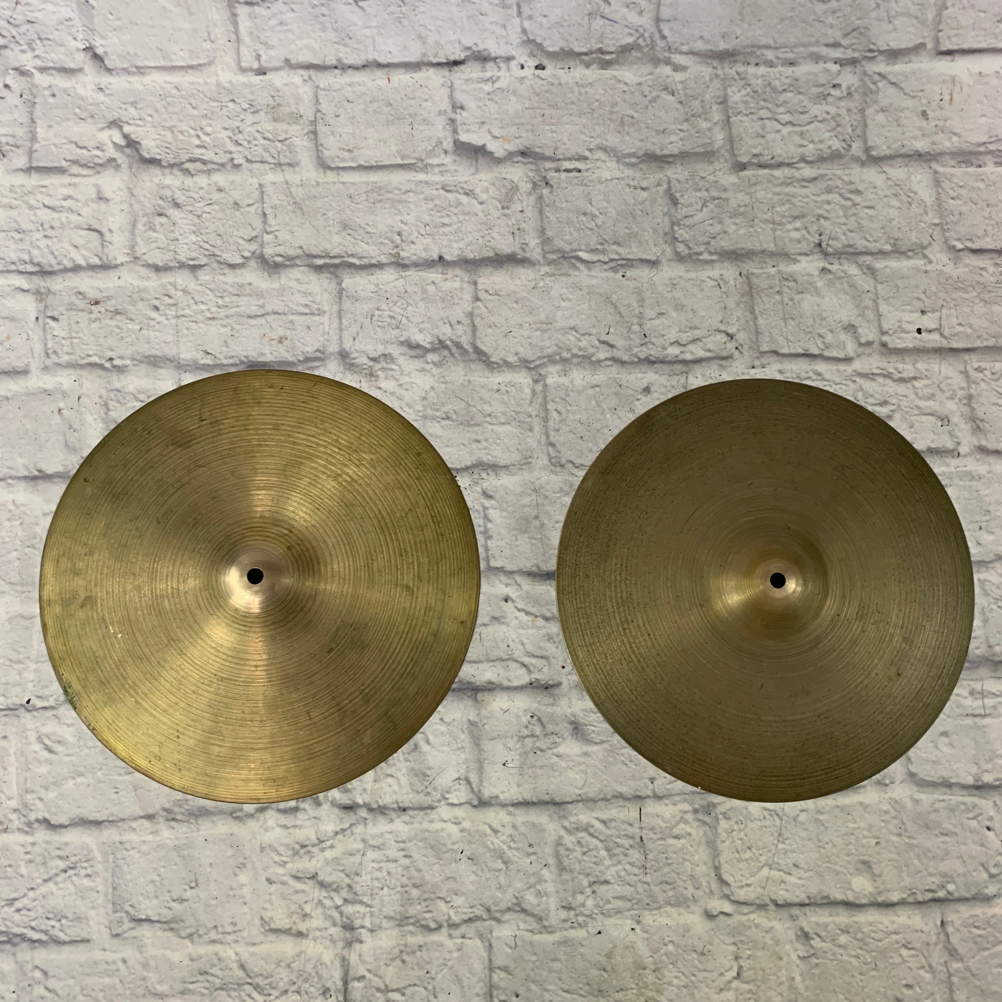 Vintage Zildjian Avedis New Beat 14 Hi Hat Pair